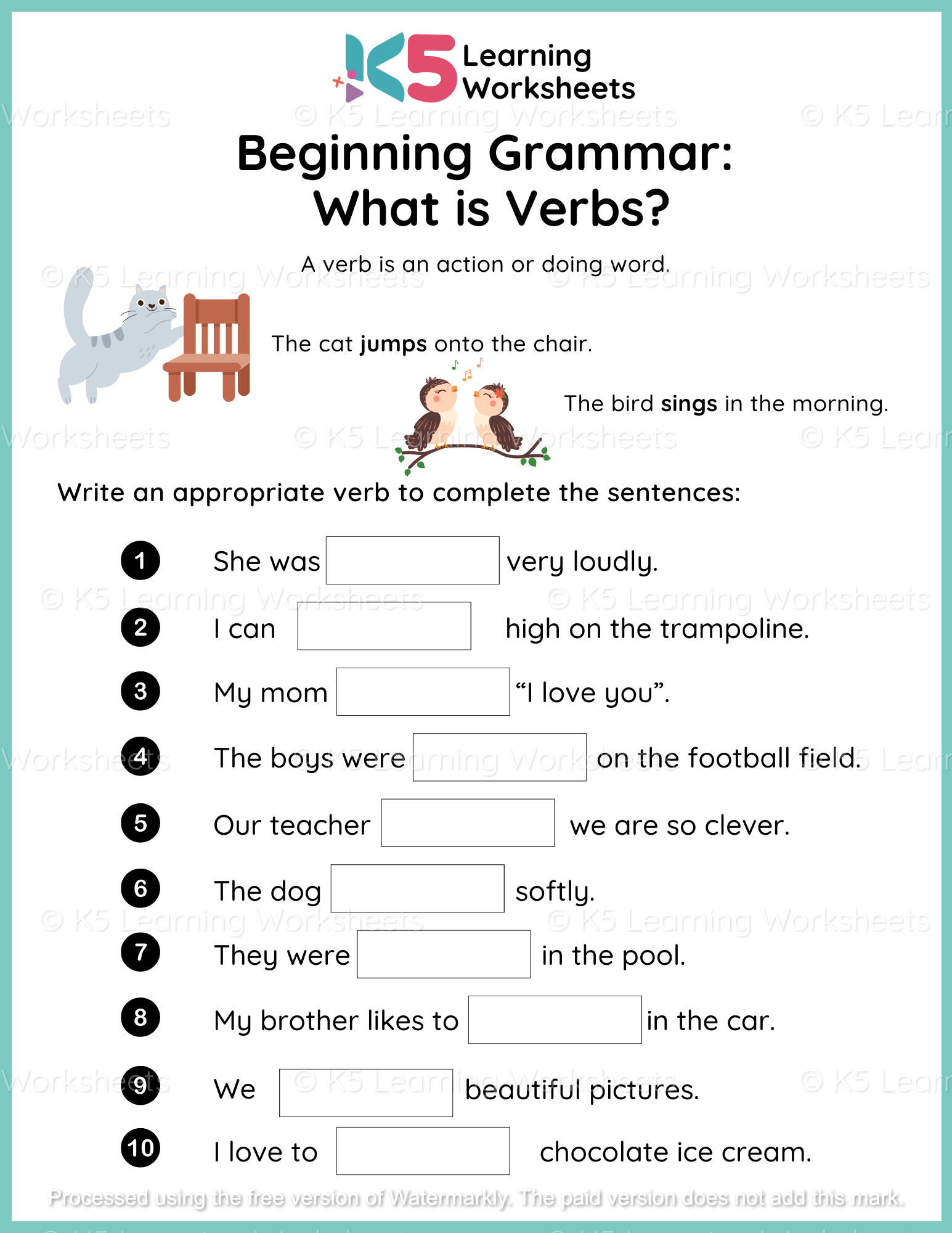 Beginning Grammar: What is Verbs?