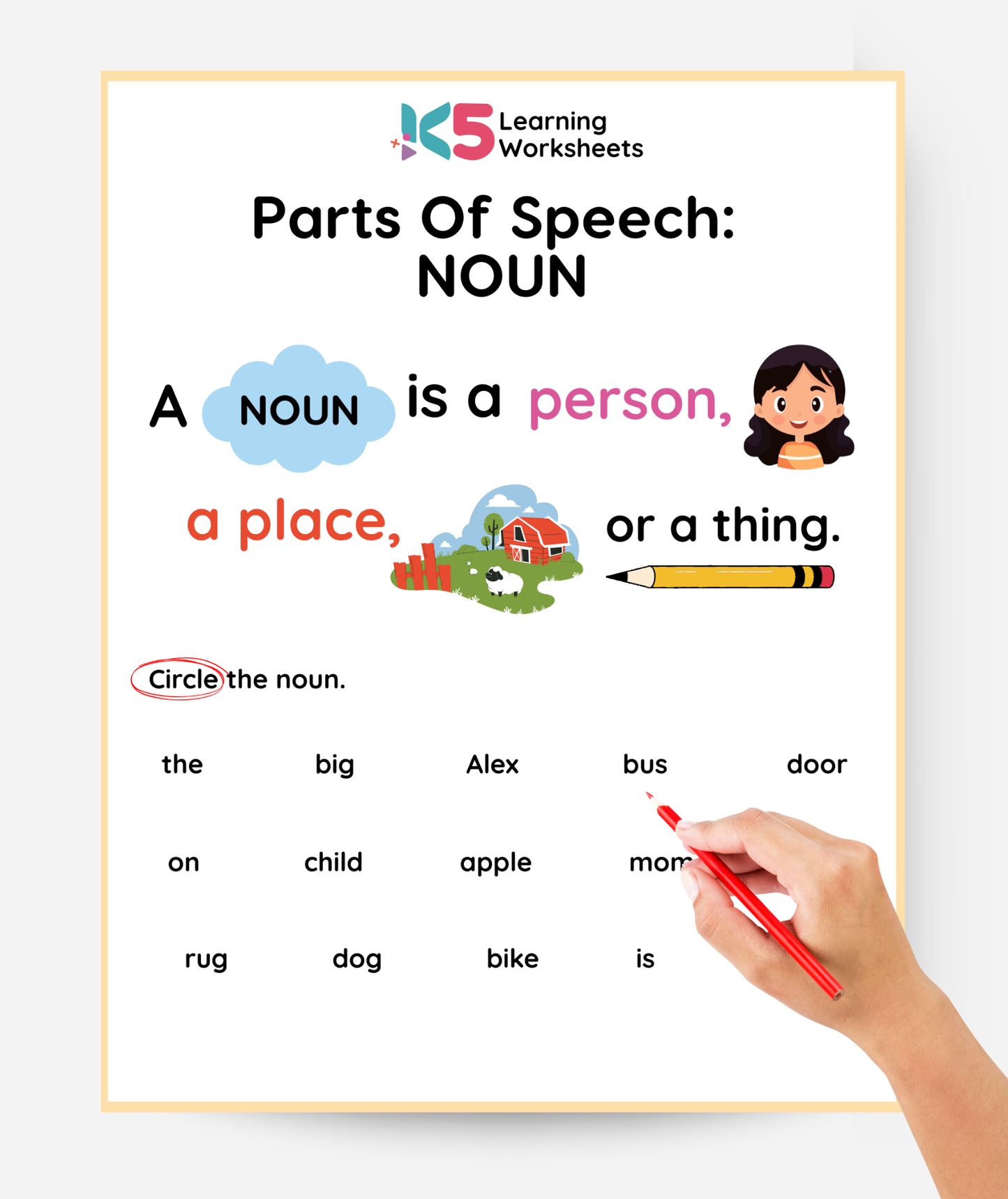 Noun Worksheets