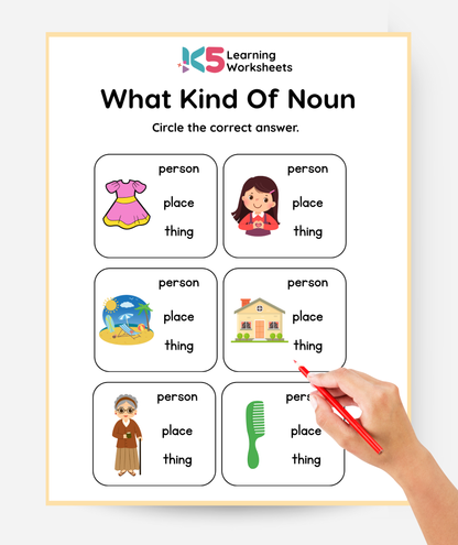 Noun Worksheets