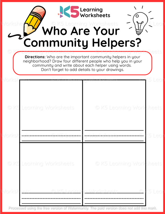 Who Are Your Community Helper? 